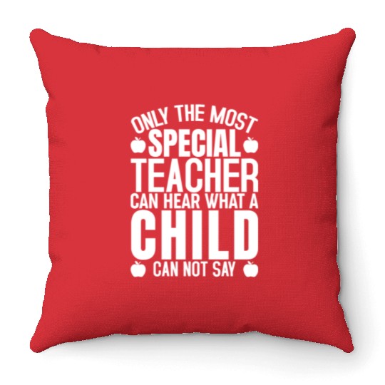 Special Ed Teacher Ouftit Ideas For Special Educat Throw Pillows