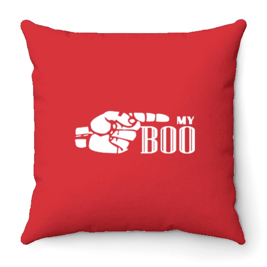 My Boo Gift for Couples His & Hers Valentine's Mat Throw Pillows