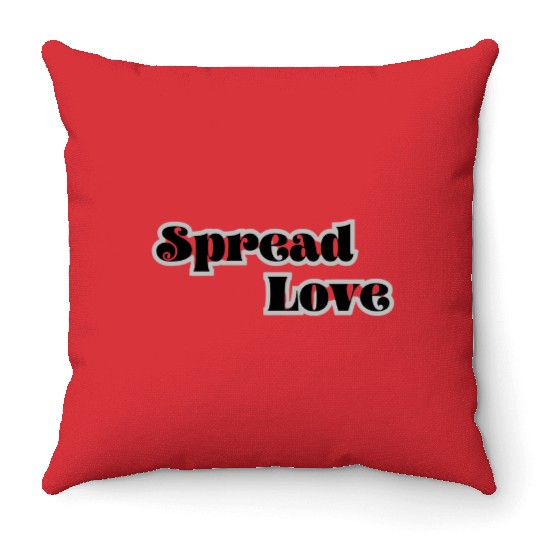 Spread Love Throw Pillows