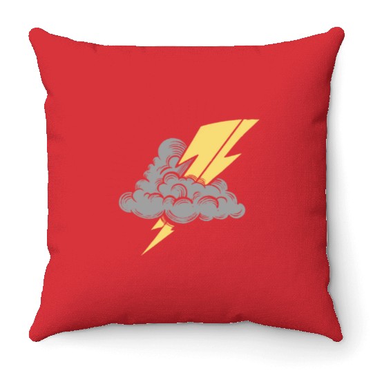 Lightning Bolt Throw Pillows