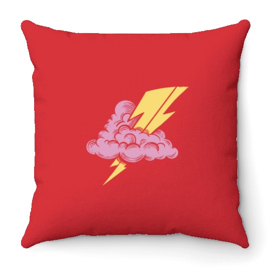 Lightning Bolt Throw Pillows