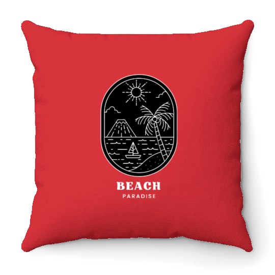 BEACH PARADISE Throw Pillows