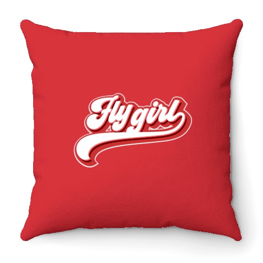 Fly 80S 90S Old School Hip Hop Throw Pillows