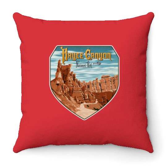 Bryce canyon national park Throw Pillows