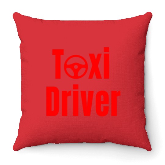Taxi Driver Throw Pillows