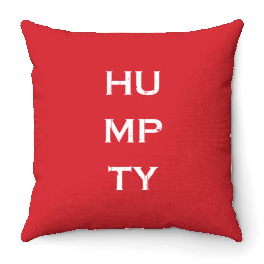 Humpty Underground Digital Throw Pillows