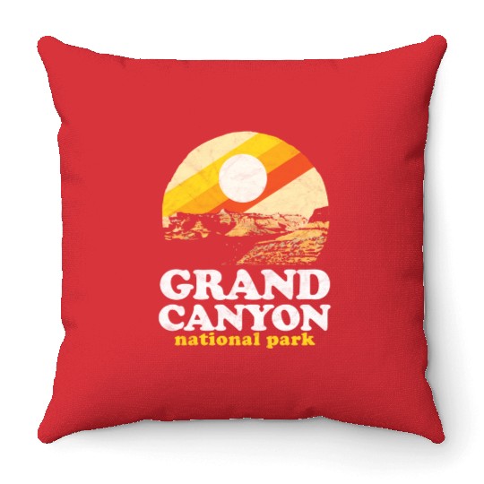Grand Canyon Eighties Throw Pillows