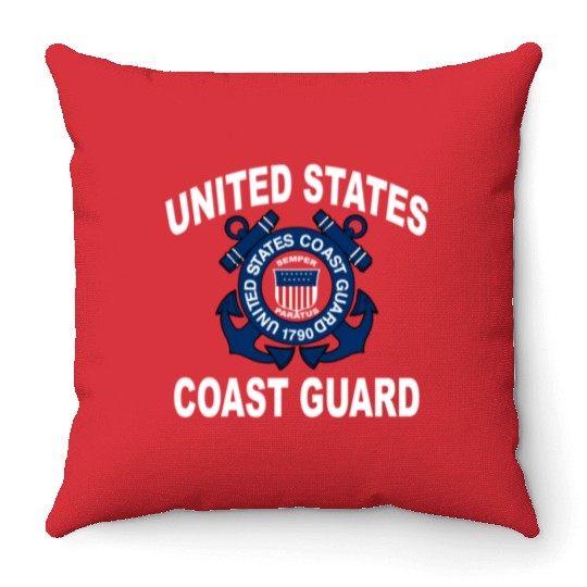 Us Coast Guard Uscg Alumni And Throw Pillows