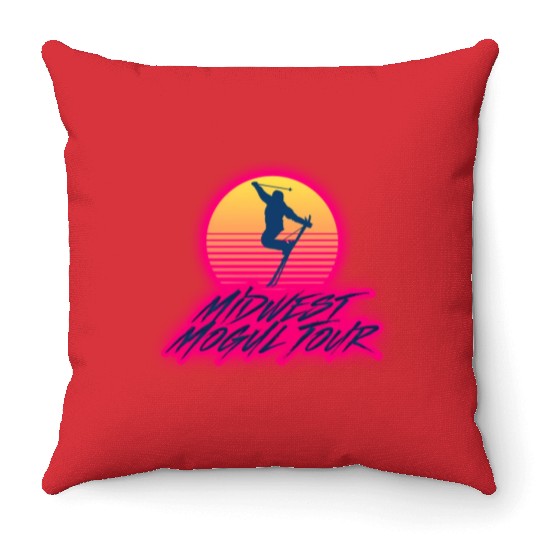 Midwest Mogul Tour Throw Pillows