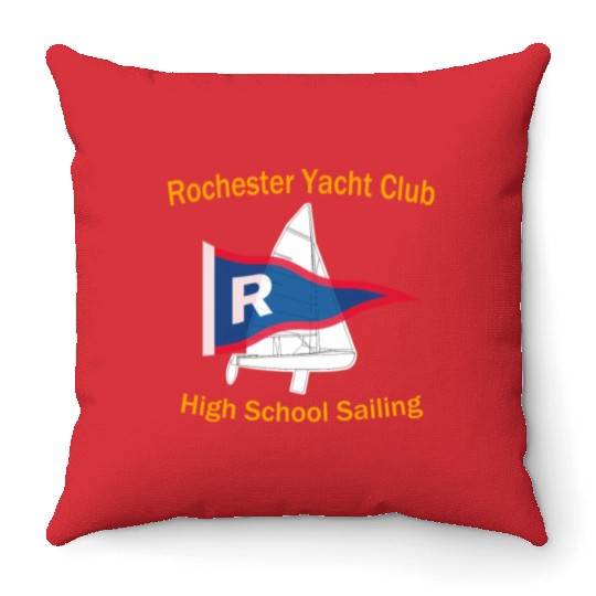 West Irondequoit Ryc High School Sailing Throw Pillows