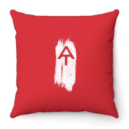 White Blaze Appalachian Trail At Minimalist Hiking Throw Pillows