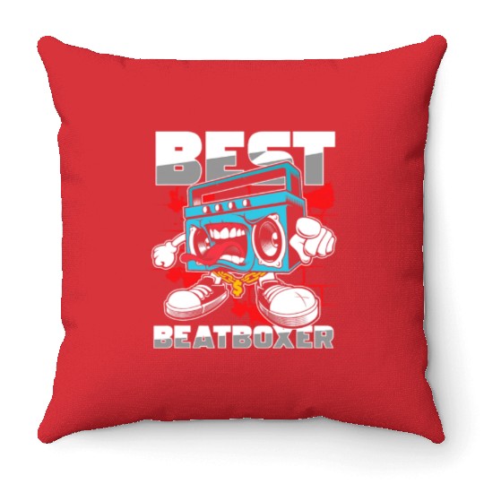 Hiphop Cool Rap Artist Art Ghetto Street Throw Pillows