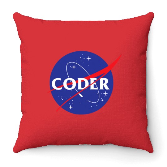 Coder Computer Science Programmer Software Throw Pillows