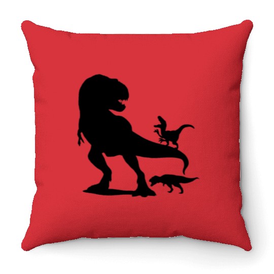 Mamasaurus Throw Pillows