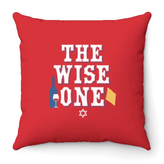 Pesach Passover The Wise One Throw Pillows