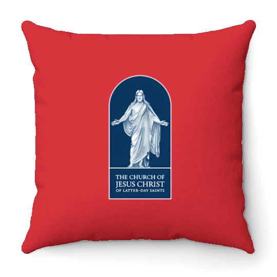 Lds Mormon Church Of Jesus Christ Logo Mormons Throw Pillows