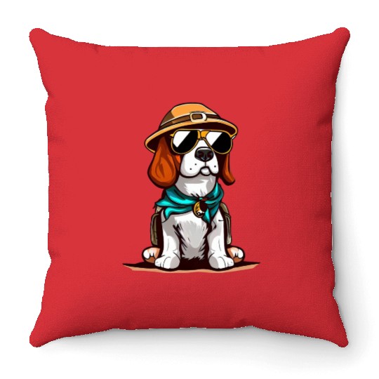 BEAGLE LOVERS GIFTS PETS CANINE K9 Throw Pillows