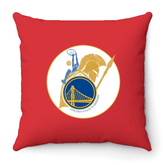 New Era Golden State Warriors Team Logo T-Shir Throw Pillows