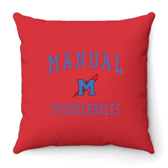 Manual High School Thunderbolts Throw Pillows