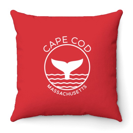 Cape Cod Whale Watch Throw Pillows