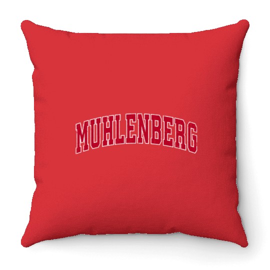 Muhlenberg Pennsylvania Pa Sports Red Throw Pillows