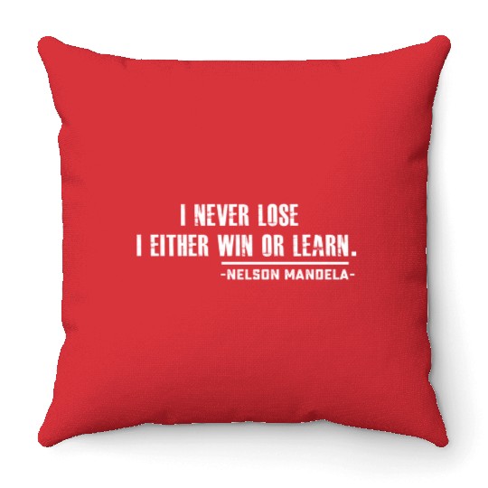 Nelson Mandela'S Motivational Throw Pillows