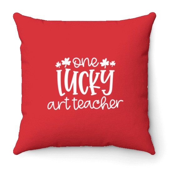 Art Teacher Artist Educator Color Teaching Throw Pillows