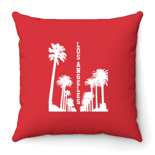 Los Angeles La California Throw Pillows
