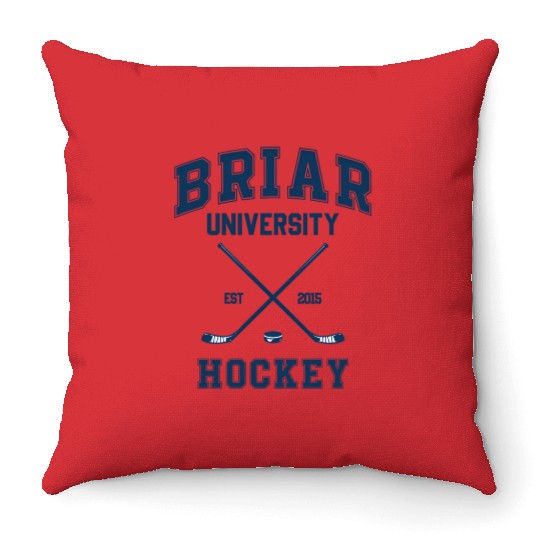 Briar U Hockey Off Campus Graham 44 Two Side Throw Pillows