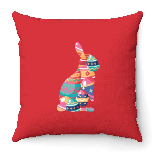 Happy Easter Throw Pillows