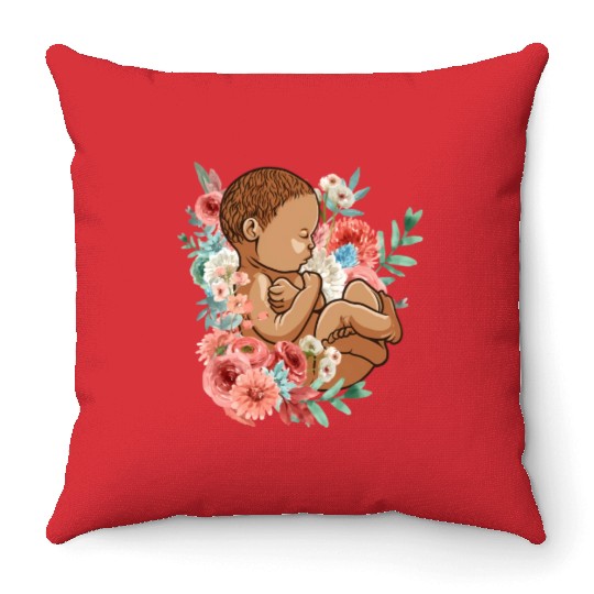 Midwife Thank You - Doula Midwifery Midwife Throw Pillows