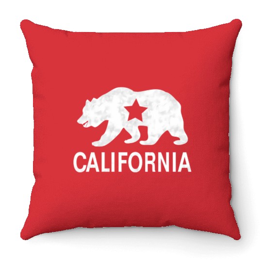 California Bear Republic Cali Throw Pillows