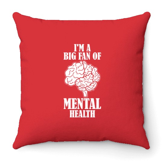 Psychology Psychologist Mental Health Awareness Throw Pillows