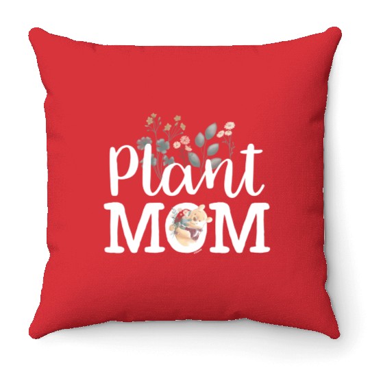 Plant Mom Throw Pillows