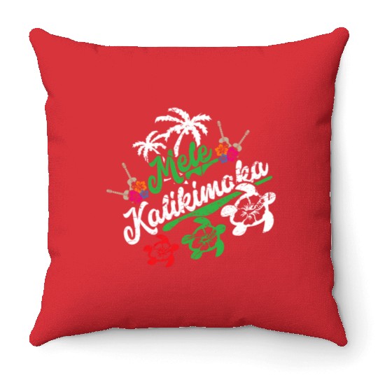 Mele Kalikimaka - Fun Merry Throw Pillows