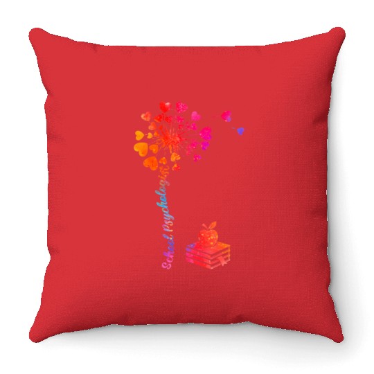 Tu School Psychologist Back To School Costume Throw Pillows