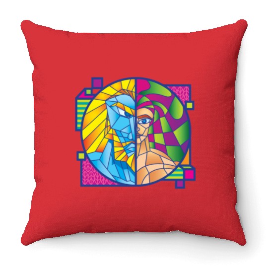 Zeus Son Throw Pillows