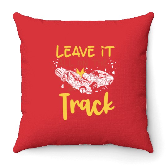 Demo Derby Demolition Derby Demolition Derby Lover Throw Pillows