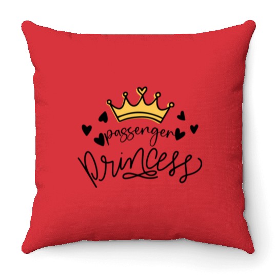Passenger Princess Throw Pillows