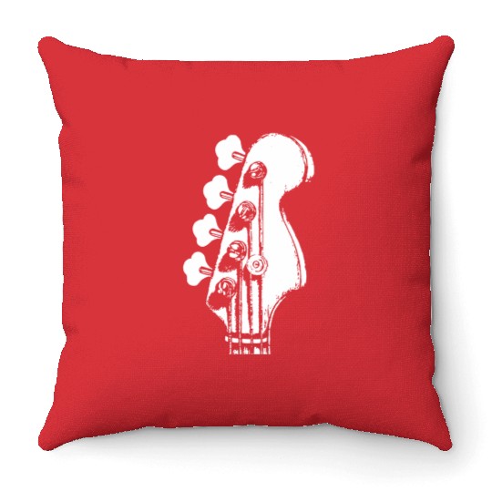 Guitar Classic Rock & Roll Guitar Lover Guitar Throw Pillows