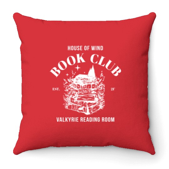 House Of Wind Book Club Feyre Rhysand Throw Pillows