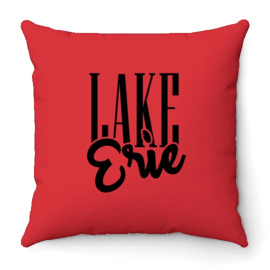 Lake Erie Boating Family Reunion Throw Pillows