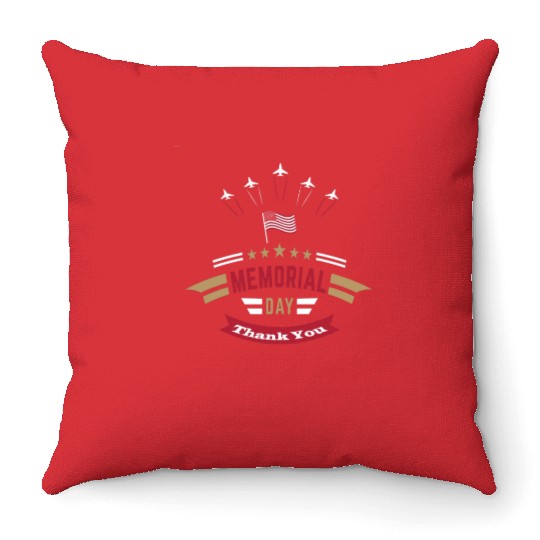 national america memorial day Throw Pillows army for you