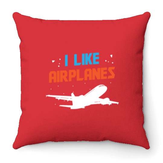 Aerospace engineer like airplanes rocket scientist Throw Pillows