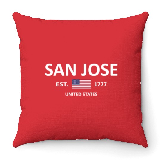 San Jose Throw Pillows