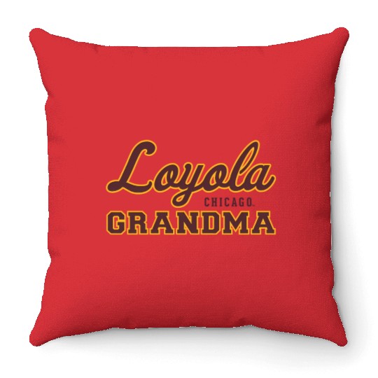 Loyola Chicago Ramblers Grandma Throw Pillows