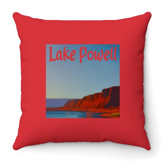 Lake Powell - natural beauty Throw Pillows