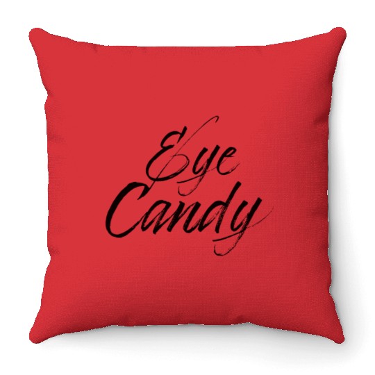 Eye Candy Throw Pillows