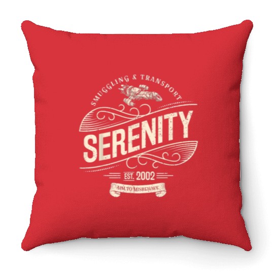 Vintage Serenity Sgling And Transport Firefly Throw Pillows