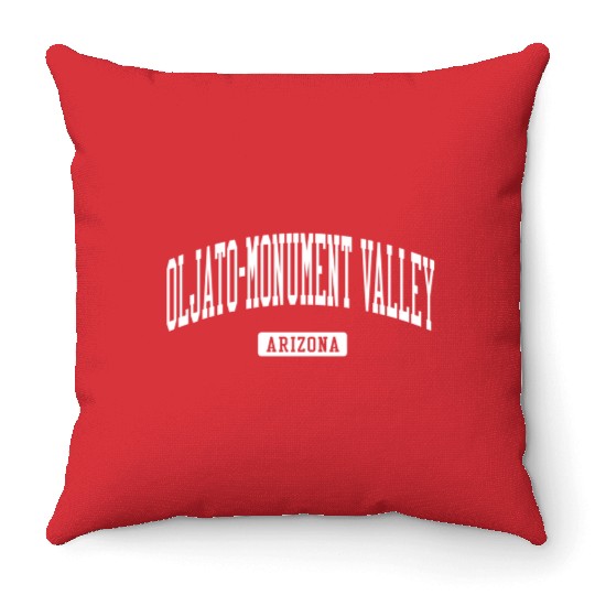 Oljato-Monument Valley Arizonna Az Athletic Sports Throw Pillows